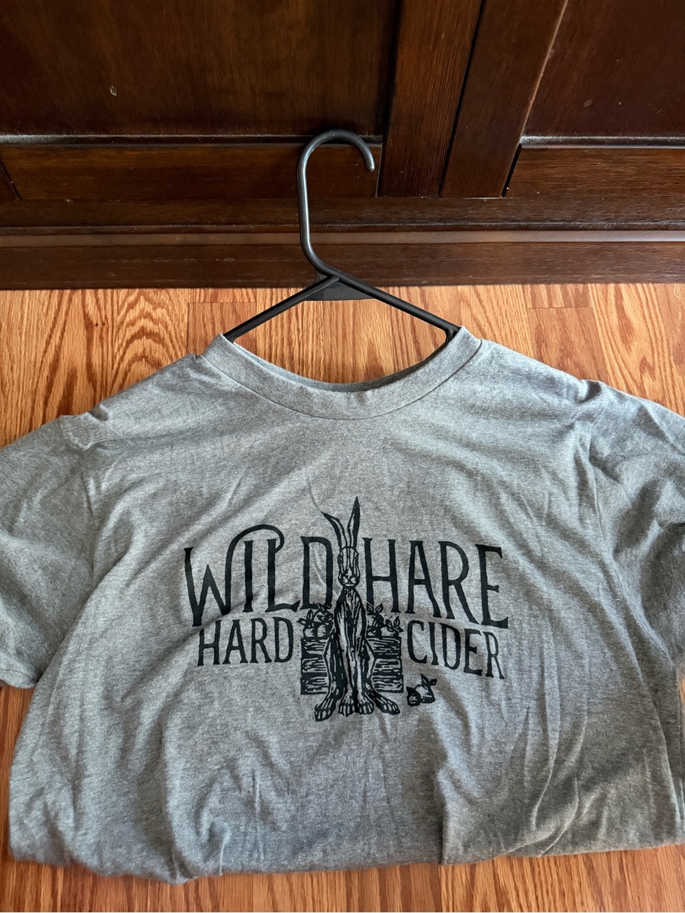 Wild Hare Hard Cider Logo Tee - Gray